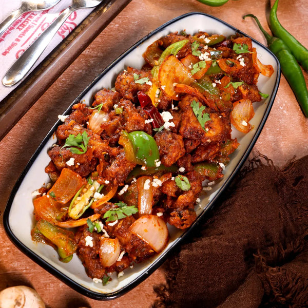 Mushroom Manchurian Dry