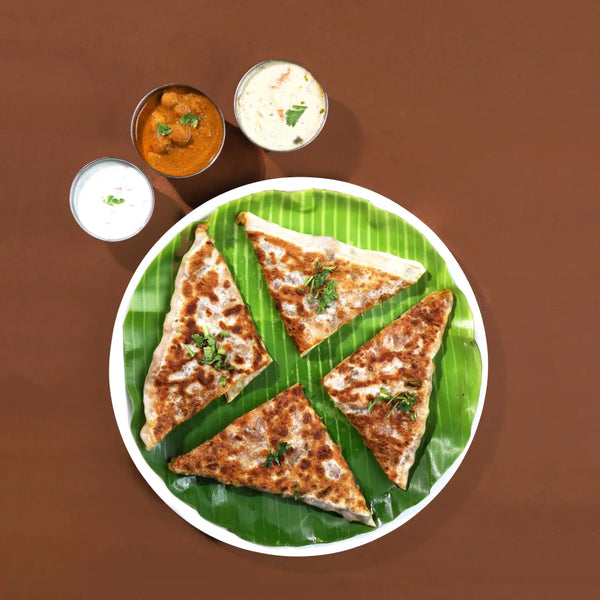 Stuffed Veg Kheema Parotta